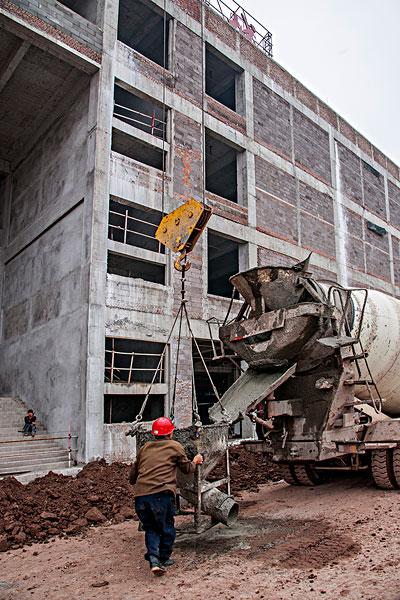 萬州房屋建筑施工工地現場