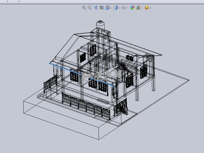 3d房屋建筑物設計模型